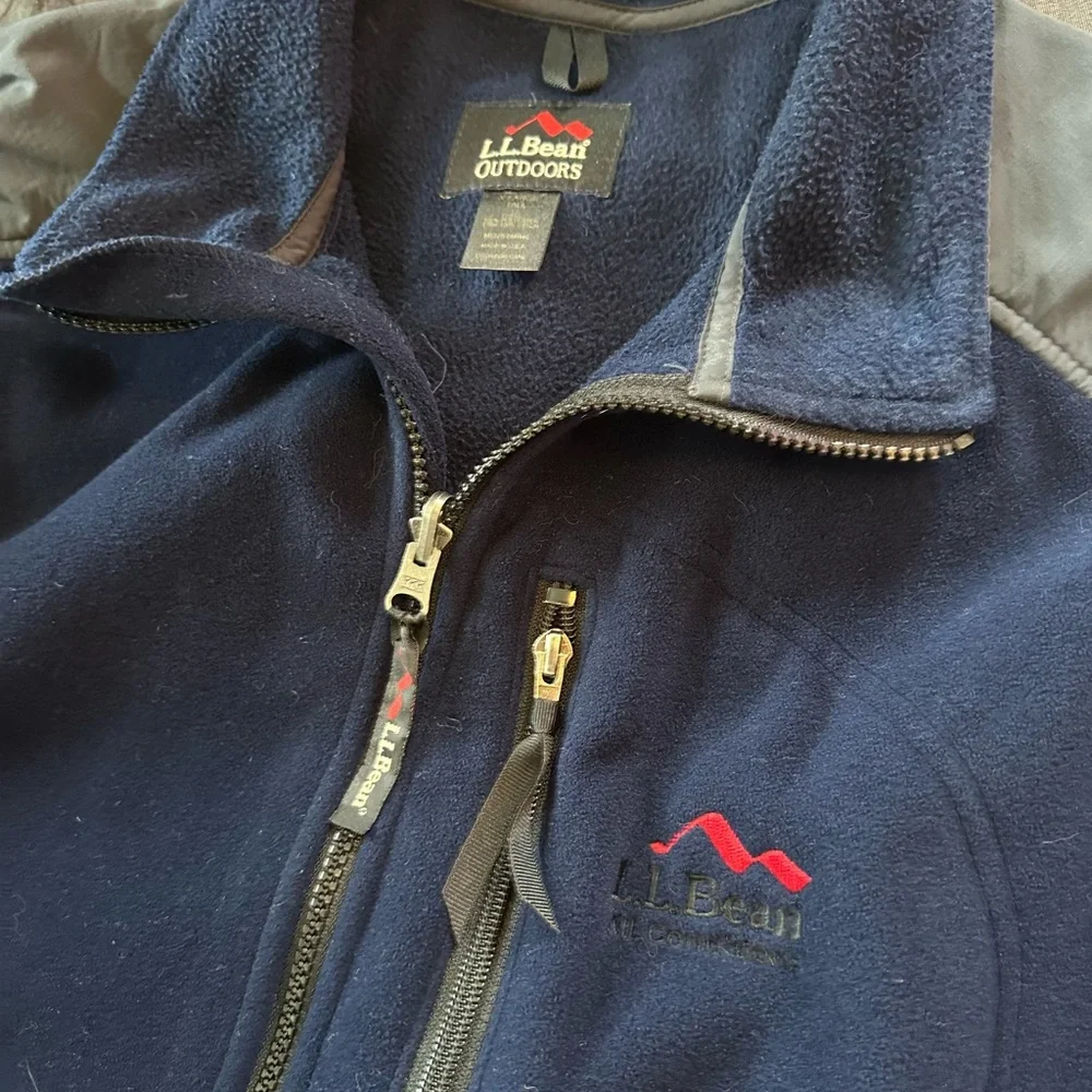 Vtg LL BEAN All Conditions GORE-TEX Hooded Parka Jacket 3in1 Zip In Fleece XLT